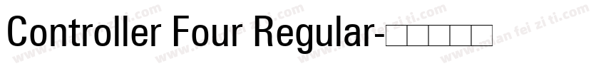 Controller Four Regular字体转换